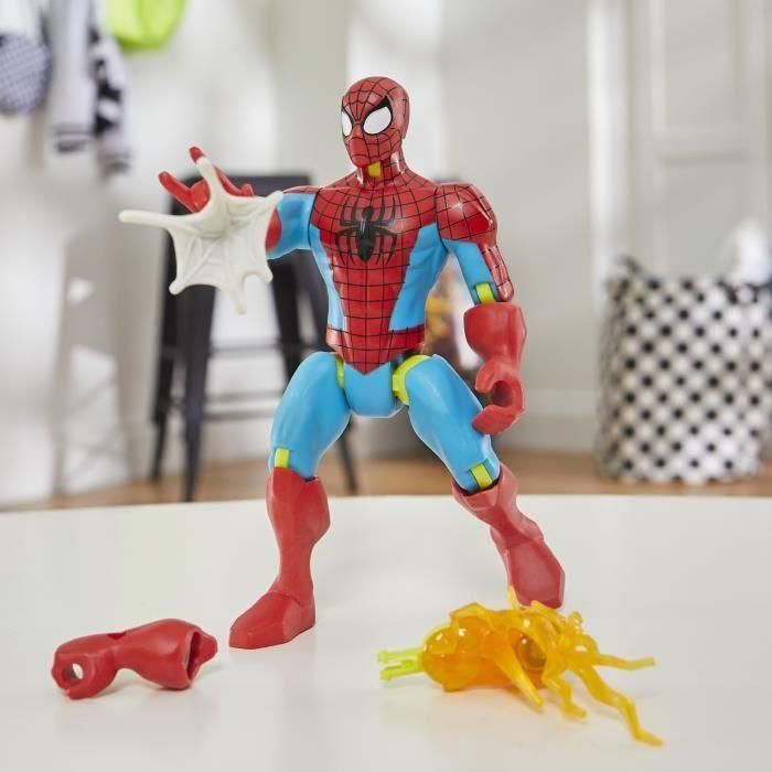 MixMashers Marvel Spider-Man, mezcla y combina figura de Spider-Man con accesorios 5