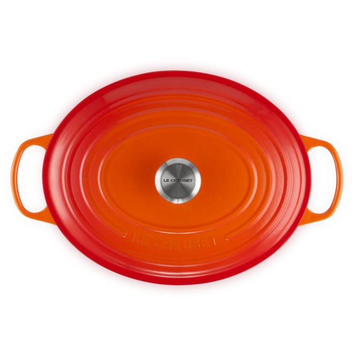 Le Creuset Signature Bräter Ofenrot Oval 33 cm 3