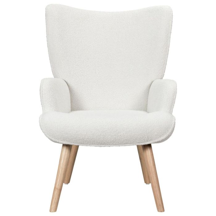 Sillón Rizo Rhea Blanco Home Deco Factory 3 Sillón Rizo Rhea Blanco Home Deco Factory 3