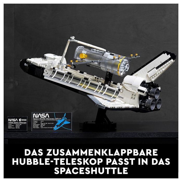 LEGO Creator Expert NASA Spaceshuttle Discovery - Set de construcción 2354 piezas, Maqueta del Transbordador Espacial, para adultos y fans 44