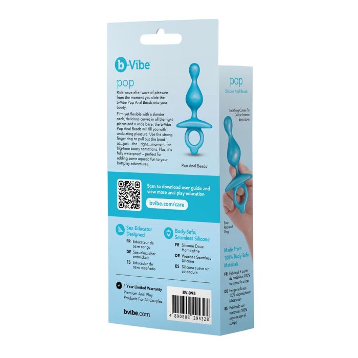 Plug Anal B-Vibe Azul (7,6 cm) 4 Plug Anal B-Vibe Azul (7,6 cm) 4