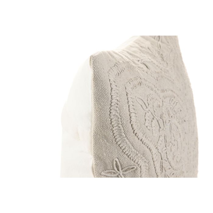 Cojin Boho DKD Home Decor Crudo 45 x 45 cm (2 Unidades) 1 Cojin Boho DKD Home Decor Crudo 45 x 45 cm (2 Unidades) 1