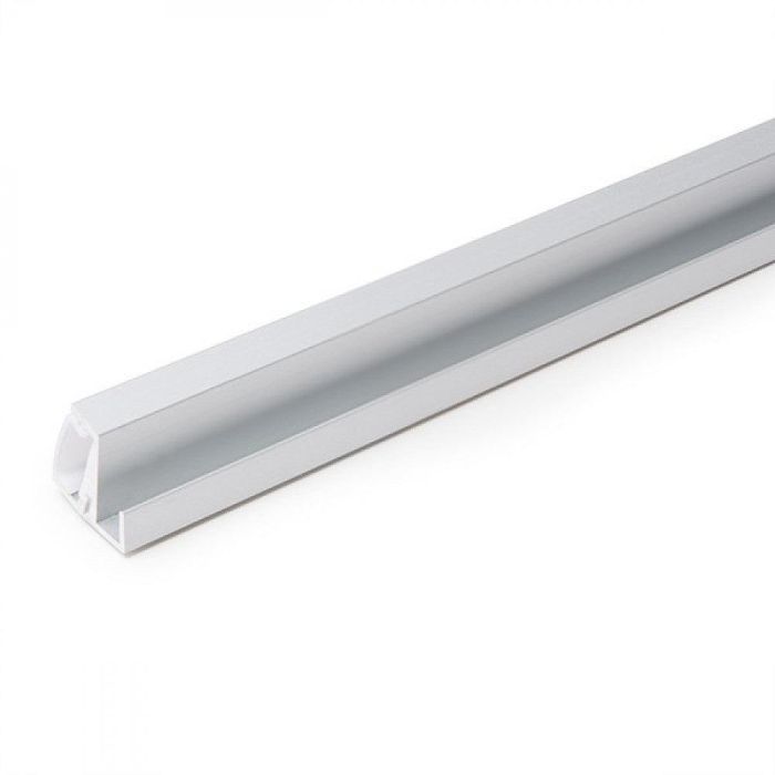 Perfíl Aluminio para Tira LED Estanterías Cristal 6Mm x 1M 3