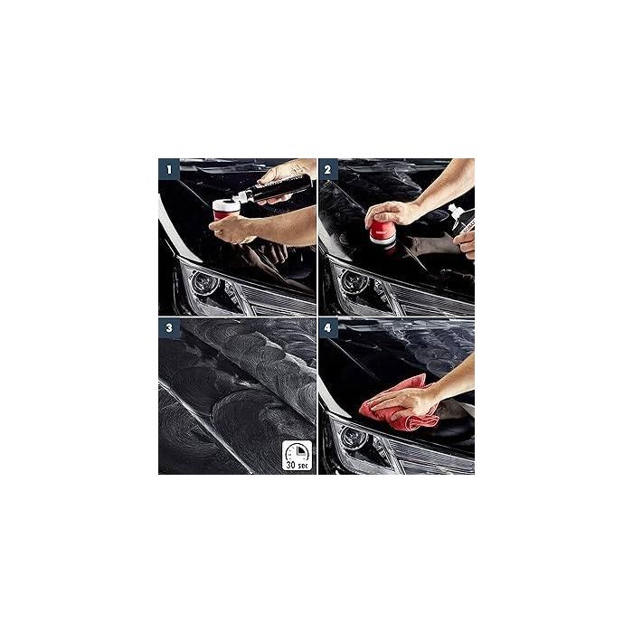 Sonax Abrillantador + Cera Negro SX02961000 para Coches de Pintura Negra 500 mL 2