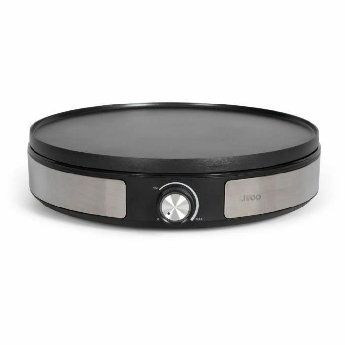 Livoo DOP247 Crepera Reversible 1500W - Placa Grande Ø33cm o 7 Mini Crêpes Ø10cm - Antiadherente y Termostato Regulable 5 Livoo DOP247 Crepera Reversible 1500W - Placa Grande Ø33cm o 7 Mini Crêpes Ø10cm - Antiadherente y Termostato Regulable 5