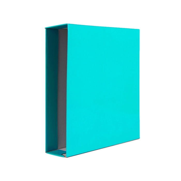 Liderpapel Caja Archivador de Palanca Cartón Folio Documenta Lomo 75 mm Verde Claro 1