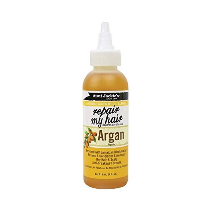 Aunt Jackie's Repair My Hair - Tratamiento con Aceite de Argán 118ml - Repara y Fortalece Cabello Dañado Aunt Jackie's Repair My Hair - Tratamiento con Aceite de Argán 118ml - Repara y Fortalece Cabello Dañado
