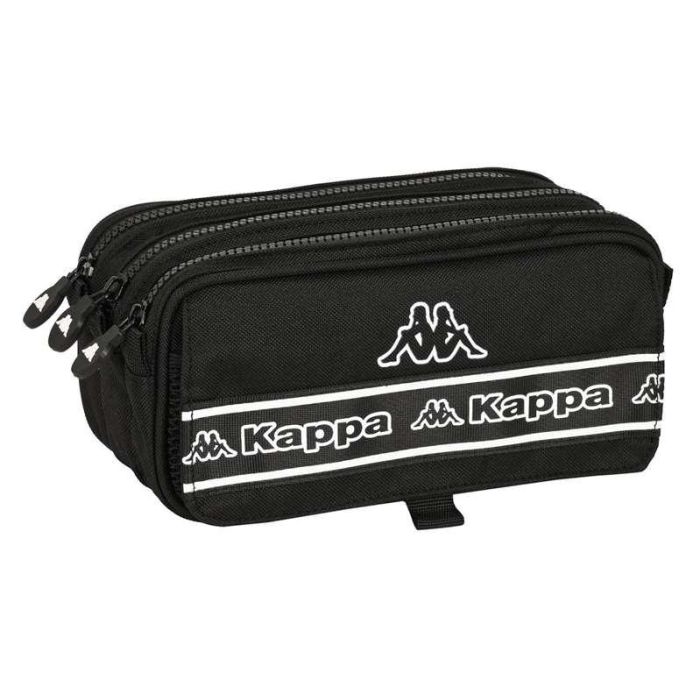 Portatodo Triple Kappa 21,5 x 10 x 8 cm Negro Portatodo Triple Kappa 21,5 x 10 x 8 cm Negro