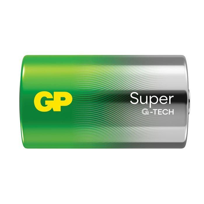 GP Batería Super Alkaline D LR20 13A, Pack de 2 2 GP Batería Super Alkaline D LR20 13A, Pack de 2 2
