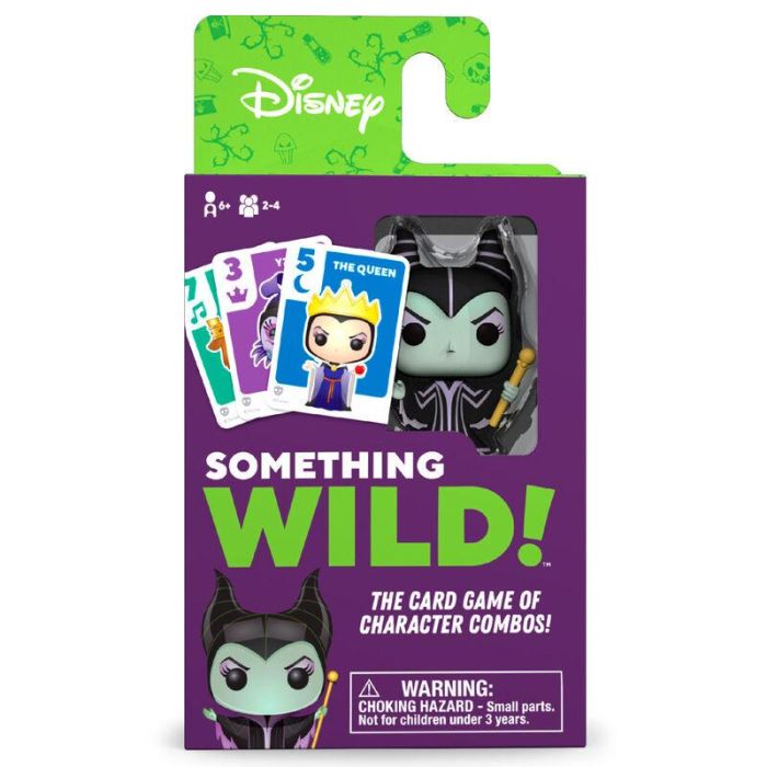 Funko Juego De Mesa Something Wild! - Juego de Cartas con Figuras Pop de Disney Villanos, para 2-4 Jugadores 1 Funko Juego De Mesa Something Wild! - Juego de Cartas con Figuras Pop de Disney Villanos, para 2-4 Jugadores 1