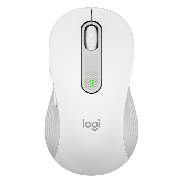 Logitech Signature M650 L Ratón Inalámbrico Bluetooth Bolt USB Receptor, Blanco, Diseñado para Mano Derecha, Tamaño L 4