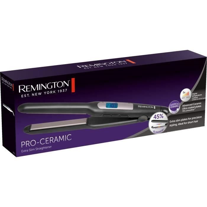 Plancha de pelo - REMINGTON - S5515 - Placas extrafinas - Cerámica - Control digital - 150-230°C 2