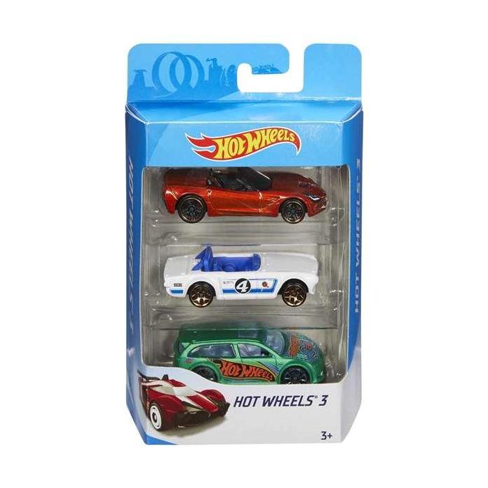 Mattel Coche Hot Wheels Pack 3 Coches Modelos Surtidos 4