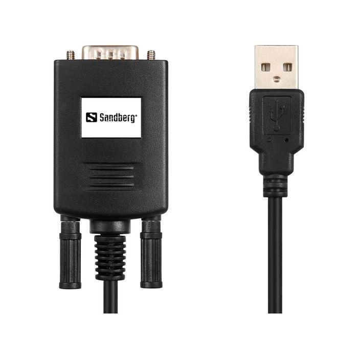 Sandberg Adaptador USB a Serie para conectar dispositivos antiguos a PC modernos Sandberg Adaptador USB a Serie para conectar dispositivos antiguos a PC modernos