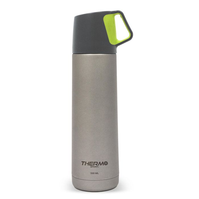 Termo Inox para Mate 500 ml con Taza - Thermosport (8 Unidades) 8 Termo Inox para Mate 500 ml con Taza - Thermosport (8 Unidades) 8