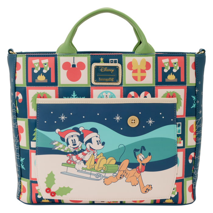 Bolso mochila Mickey & Minnie Holiday Disney Loungefly 0 Bolso mochila Mickey & Minnie Holiday Disney Loungefly 0