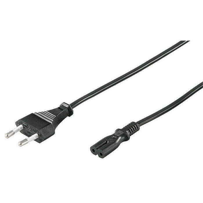 MicroConnect Cable de alimentación EU Tipo C - C7, 1.8m para dispositivos de entretenimiento en el hogar (radios, televisores)