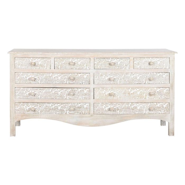 Comoda Romantico DKD Home Decor Blanco Natural 41 x 75 x 145 cm 2