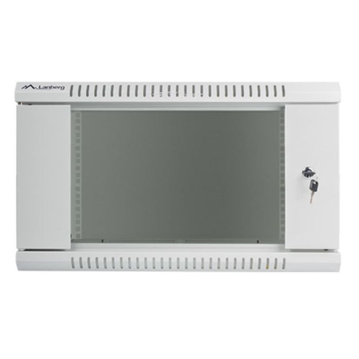 Lanberg WF01-6406-10S Armario Rack de Pared 6U Gris con 60 kg de Capacidad Lanberg WF01-6406-10S Armario Rack de Pared 6U Gris con 60 kg de Capacidad