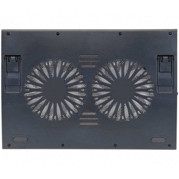 Conceptronic Base de Refrigeración para Portátiles hasta 17 pulgadas con 2 Ventiladores Ultrasilenciosos, Ajuste de Altura y Puerto USB 1 Conceptronic Base de Refrigeración para Portátiles hasta 17 pulgadas con 2 Ventiladores Ultrasilenciosos, Ajuste de Altura y Puerto USB 1