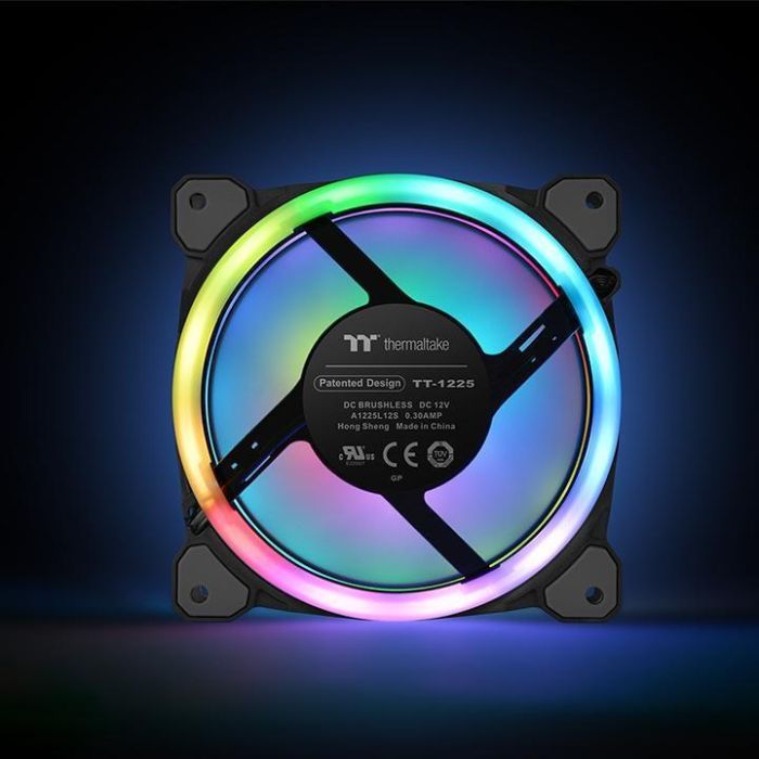 Thermaltake Riing Trio 12 RGB Ventilador 120mm Radiador Premium Edition 3 Pack para Carcasa PC 11