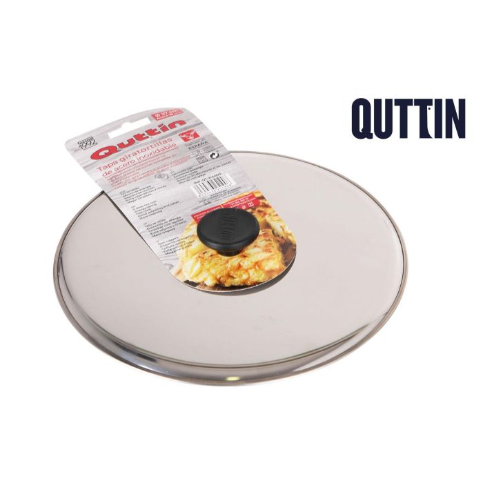 Tapa de acero para tortillas giratoria Quttin 27 cm (6 Unidades) Tapa de acero para tortillas giratoria Quttin 27 cm (6 Unidades)