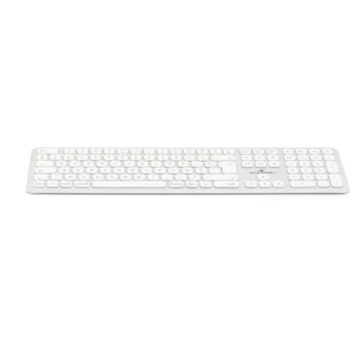 Bluestork BLU3760162050172 Teclado Inalámbrico Bluetooth Tamaño Completo Compatible con Mac Blanco 4