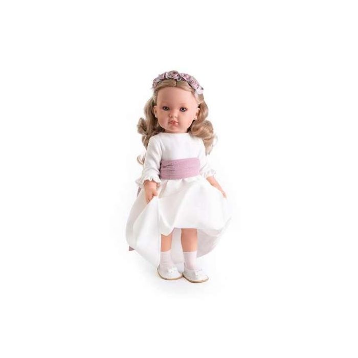Muñeca comunión bella rubia, con diadema y pendientes 45 cm 7 Muñeca comunión bella rubia, con diadema y pendientes 45 cm 7