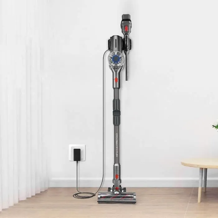 Eziclean Aspirador Escoba Inalámbrico Cyclomax R12 Flex 200 W 20 kPa 30 min Gris 4