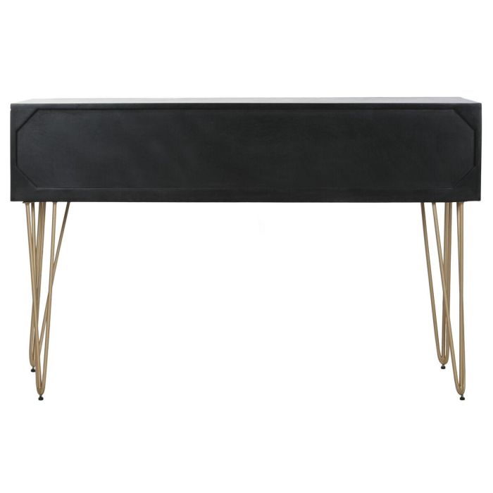 Consola Colonial DKD Home Decor Negro Dorado 38 x 76 x 120 cm 1 Consola Colonial DKD Home Decor Negro Dorado 38 x 76 x 120 cm 1