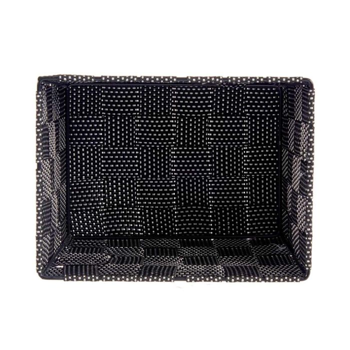 Cesta de Tela Cónica Pequeña Negra Kipit 20x11x15 cm (24 Unidades) 3 Cesta de Tela Cónica Pequeña Negra Kipit 20x11x15 cm (24 Unidades) 3