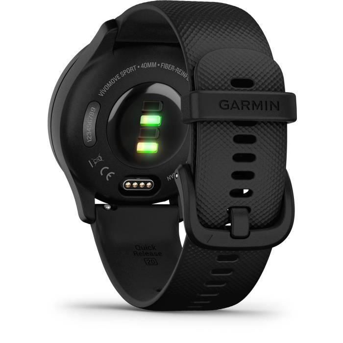 Reloj deportivo inteligente GARMIN Vivomove Sport con manecillas y pantalla táctil - Negro pizarra 2 Reloj deportivo inteligente GARMIN Vivomove Sport con manecillas y pantalla táctil - Negro pizarra 2