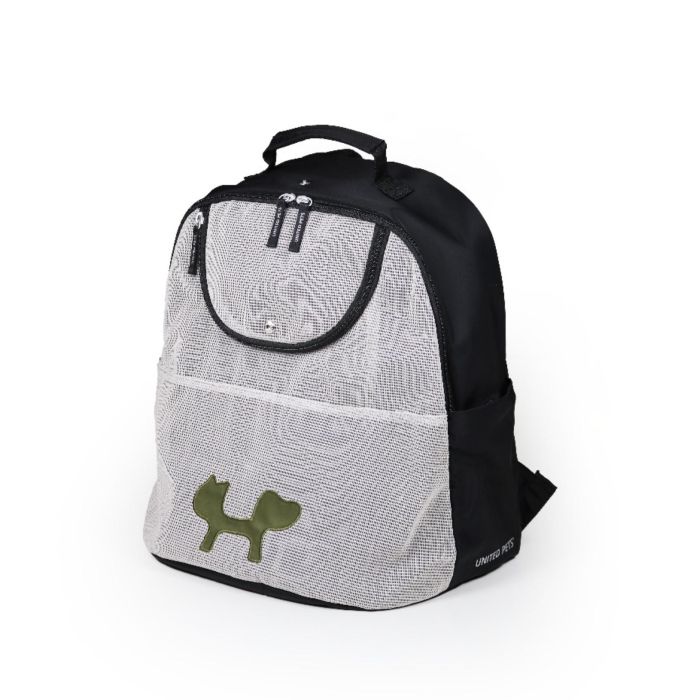 United Pets Mochila Transportín para Perros Urban Reverse Backpack Eco Cabina Avión, Máx. 7kg, Tejido Reciclado Negro/Verde 2 United Pets Mochila Transportín para Perros Urban Reverse Backpack Eco Cabina Avión, Máx. 7kg, Tejido Reciclado Negro/Verde 2