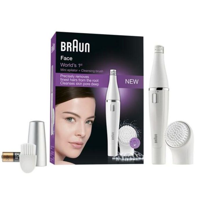 Limpiador-Depilador Facial Eléctrico Braun Face 810 1