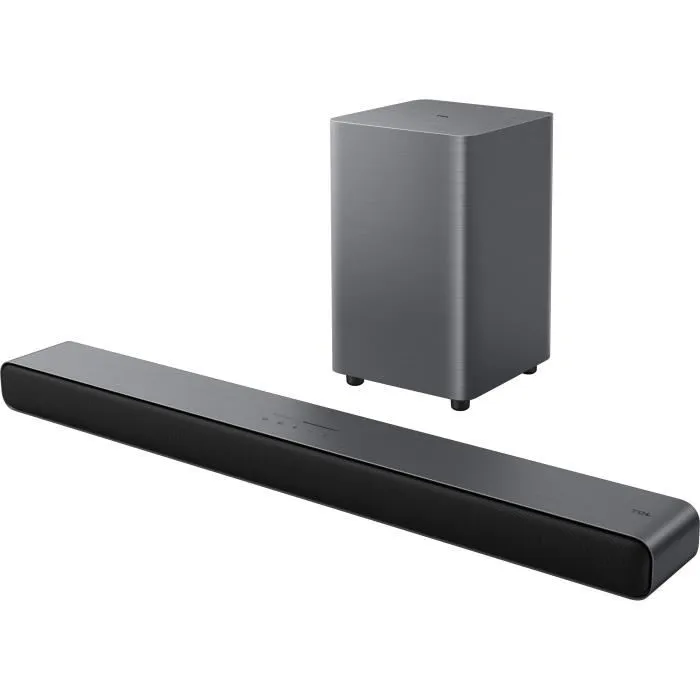 TCL Barra de Sonido 2.1 Dolby Atmos 220W Slim Design DTS Virtual X S55HE 1