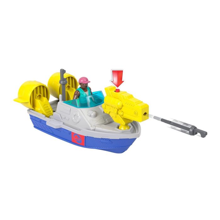 Imaginext Jfr23 Mosasaurus Jurassic World Persecución y Mordiscos, Sonido y Movimiento, 45cm, Figura, Lancha Lanzador +3 años 4 Imaginext Jfr23 Mosasaurus Jurassic World Persecución y Mordiscos, Sonido y Movimiento, 45cm, Figura, Lancha Lanzador +3 años 4