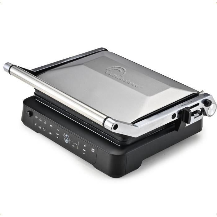 Parrilla para carne - LITTLE BALANCE - 8734 - 2000 W - 6 posiciones - Aluminio / Negro Parrilla para carne - LITTLE BALANCE - 8734 - 2000 W - 6 posiciones - Aluminio / Negro