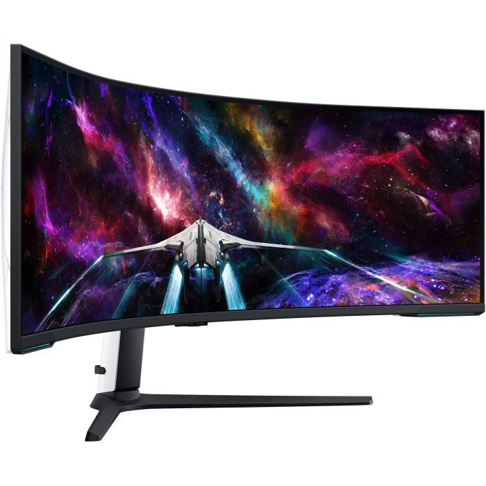 144cm/57" (7680x2160) Samsung Odyssey Neo G9 S57CG954NU 32:9 DualUHD VA Curved 1ms 240Hz DP HDMI USB Black/White 12