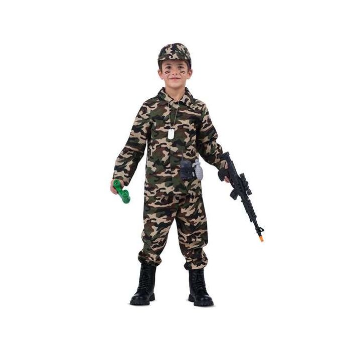 Disfraz yo quiero ser soldado talla 3-5 y 1