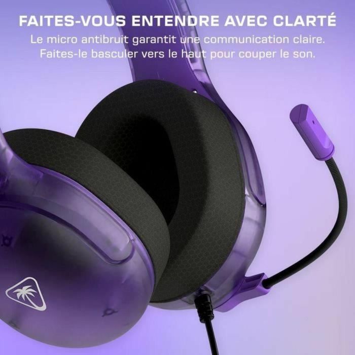 Auriculares con cable para juegos - TURTLE BEACH - Nintendo Switch - Airlite Fit - Morado fantasma 1 Auriculares con cable para juegos - TURTLE BEACH - Nintendo Switch - Airlite Fit - Morado fantasma 1