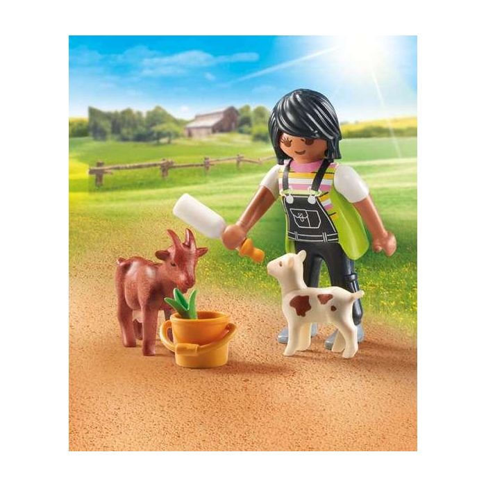 Figura mujer con cabras playmobil special plus. 1 Figura mujer con cabras playmobil special plus. 1