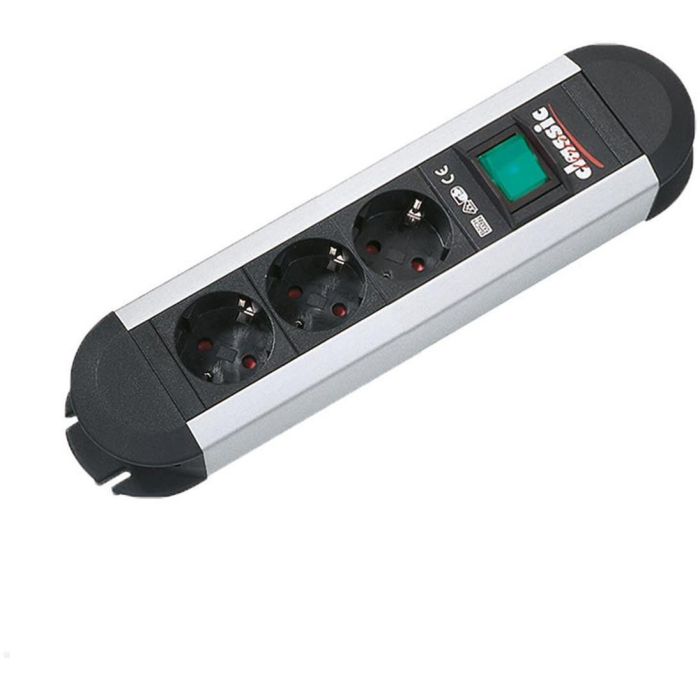 BACHMANN PRIMO Steckdosenleiste 3x Schutzkontakt Aluminium mit Schalter 1,75m 1 BACHMANN PRIMO Steckdosenleiste 3x Schutzkontakt Aluminium mit Schalter 1,75m 1