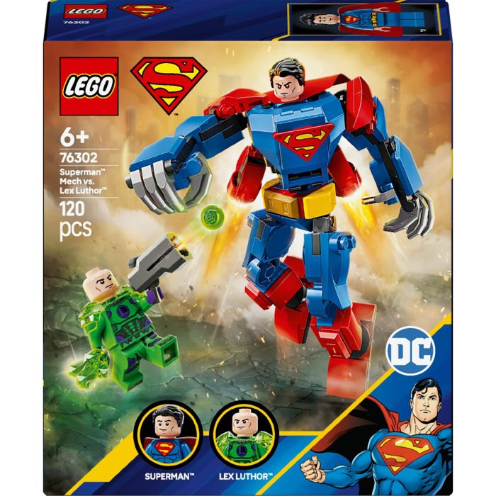 LEGO 76302 DC Superhéroes: Duelo Superman's Mech vs. Lex Luthor - Set de Construcción Juguete para Niños y Niñas de 6 Años 0 LEGO 76302 DC Superhéroes: Duelo Superman's Mech vs. Lex Luthor - Set de Construcción Juguete para Niños y Niñas de 6 Años 0