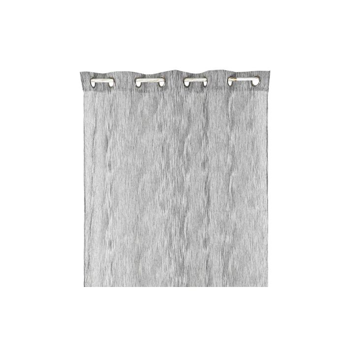 DKD Home Decor Cortina Visillo Basicos Poliéster Gris 270 x 140 cm (2 Unidades) 140 gsm 1 DKD Home Decor Cortina Visillo Basicos Poliéster Gris 270 x 140 cm (2 Unidades) 140 gsm 1