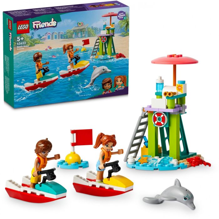 LEGO 42623 Moto Acuática de la Playa Friends con 2 Minipersonajes, Delfín y Accesorios, Juguete +5 años 15 LEGO 42623 Moto Acuática de la Playa Friends con 2 Minipersonajes, Delfín y Accesorios, Juguete +5 años 15