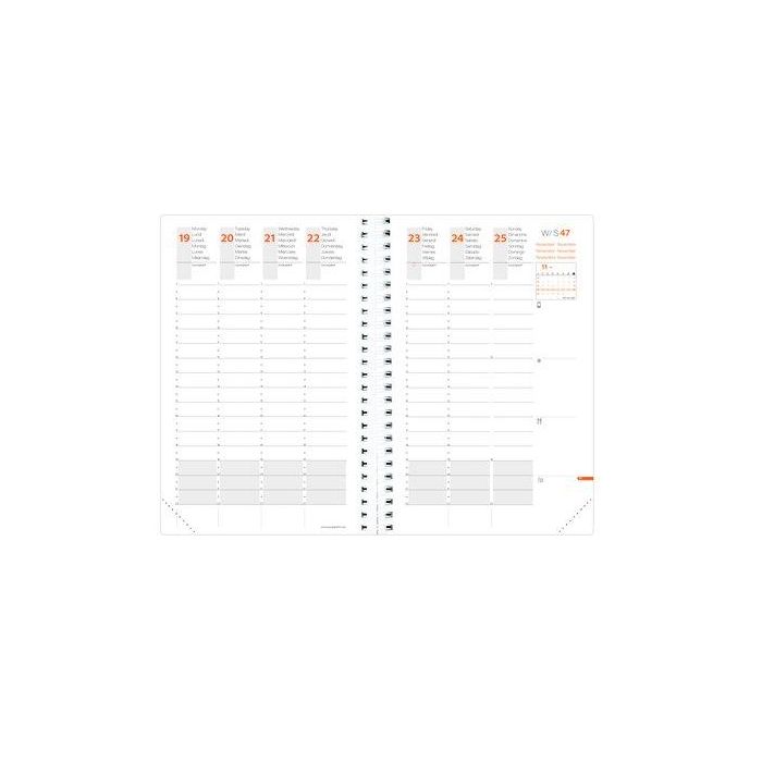 Recambio Agenda Anual (2026) Quo Vadis Time&Life Medium Ml 100X150 S/V 2 Pag.