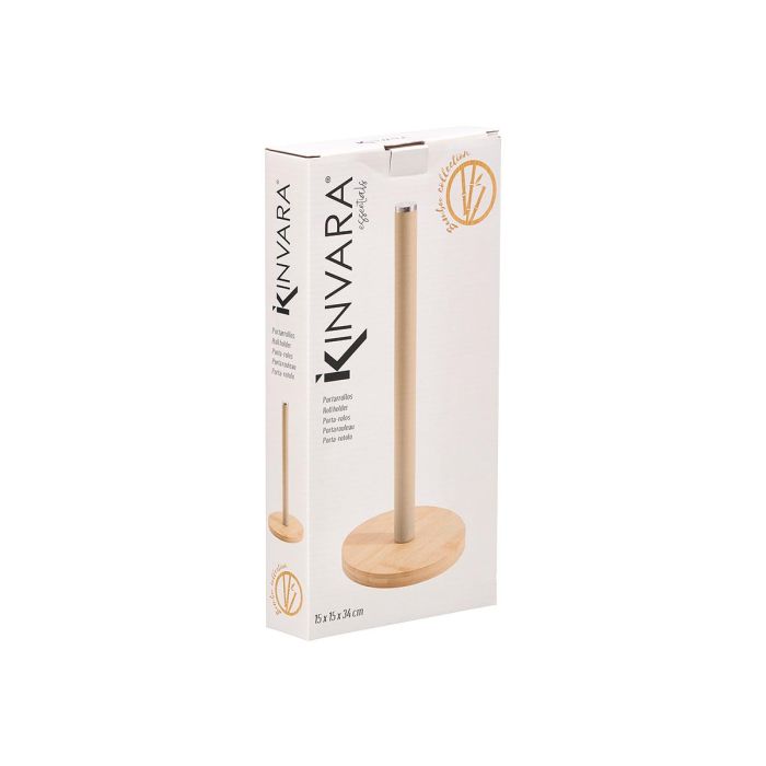 Portarrollo Base Bambu Beige Kinvara 32x4x15cm (Set de 12) 2 Portarrollo Base Bambu Beige Kinvara 32x4x15cm (Set de 12) 2