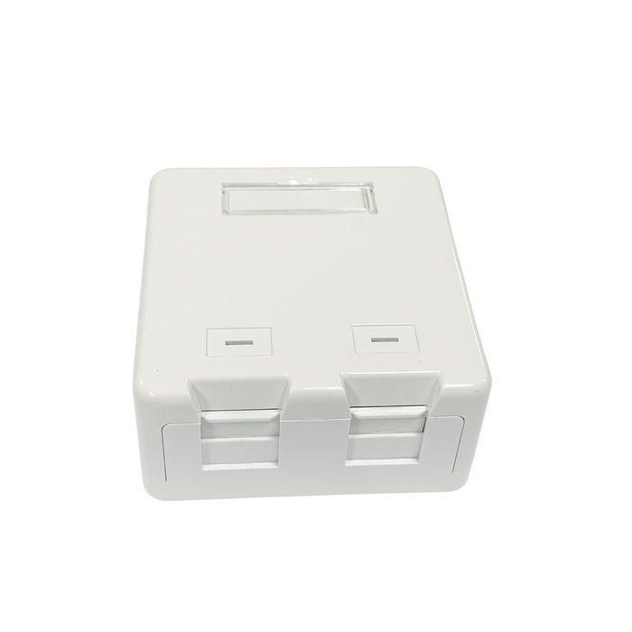 Lanview Caja de Montaje en Superficie para 2 Conectores RJ45 Lanview Caja de Montaje en Superficie para 2 Conectores RJ45