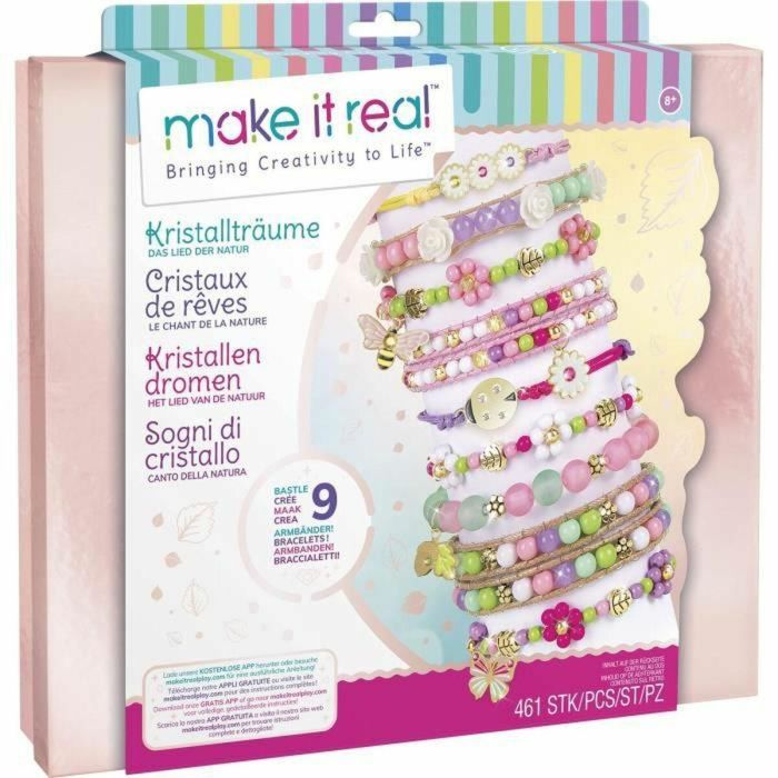 Hacerlo real LAN3181860417249 Kit de Fabricación de Joyas con Caja de Cristales Naturales para Niños (+8 años) Hacerlo real LAN3181860417249 Kit de Fabricación de Joyas con Caja de Cristales Naturales para Niños (+8 años)