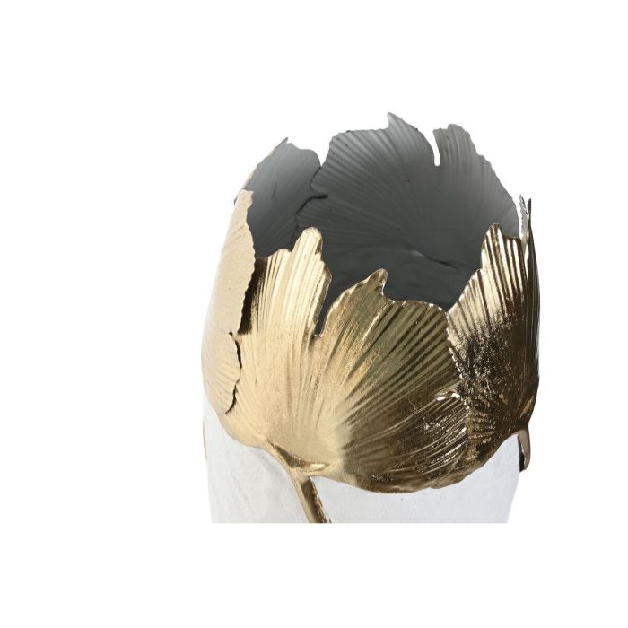DKD Home Decor Jarrón Decorativo Glam de Metal, Colores Blanco y Dorado, Medidas 21 x 55 x 21 cm, Set de 3 Piezas 1 DKD Home Decor Jarrón Decorativo Glam de Metal, Colores Blanco y Dorado, Medidas 21 x 55 x 21 cm, Set de 3 Piezas 1